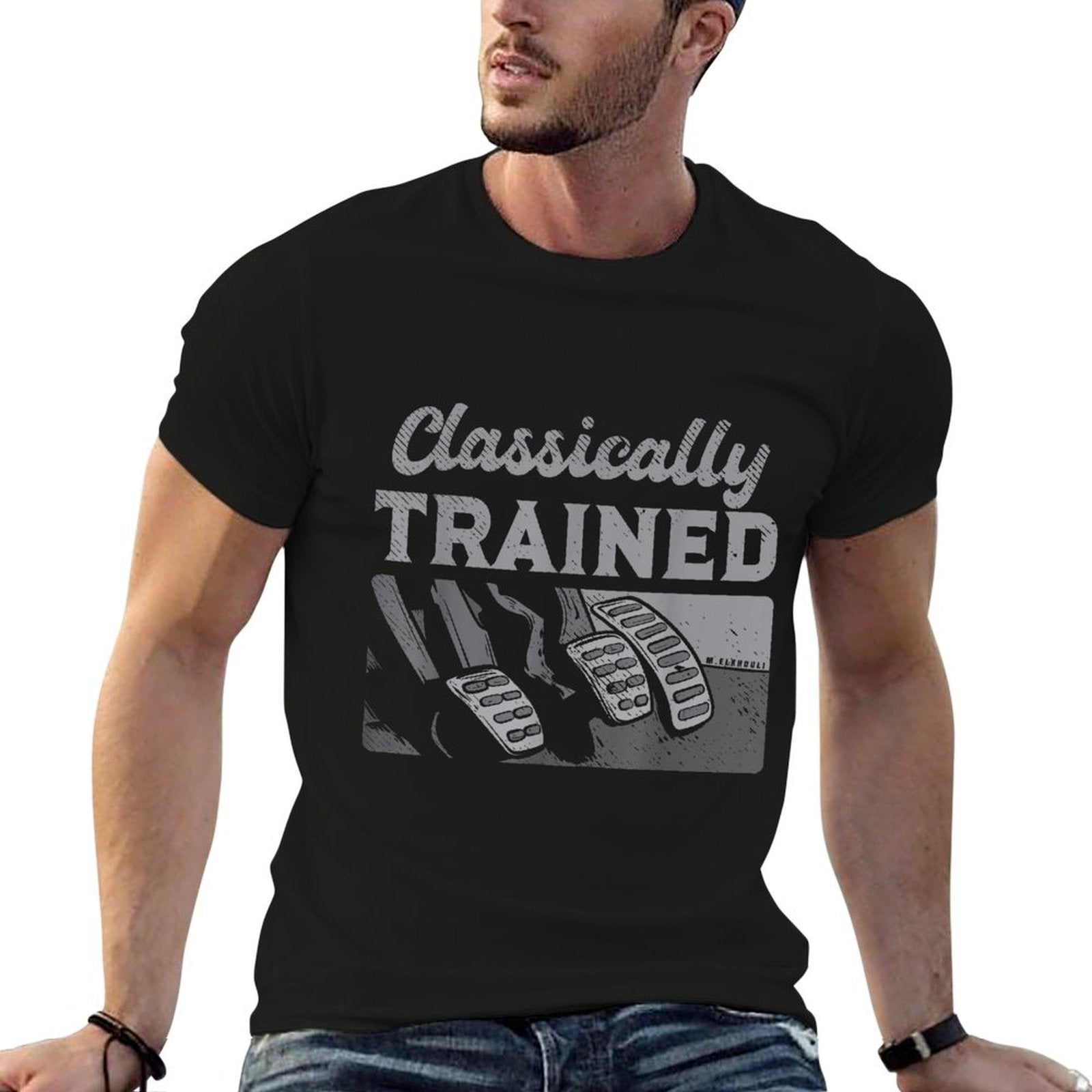 Racing Three Pedals Classically Trained Manual Transmission  Soft T-Shirt