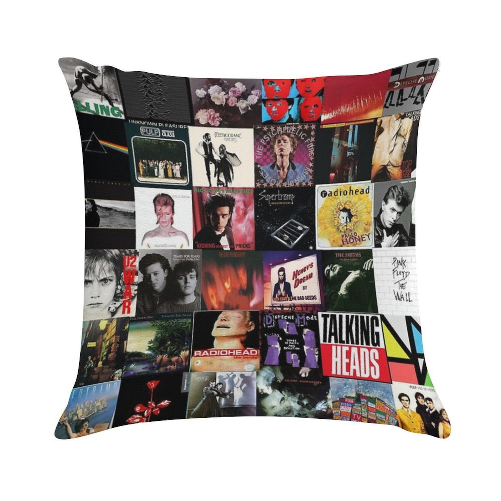 Album Art Soft Fade-Resistant Throw Pillow