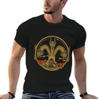 Vintage Dragon King Ghidorah Art Sunset Japanese  Tagless Design T-Shirt