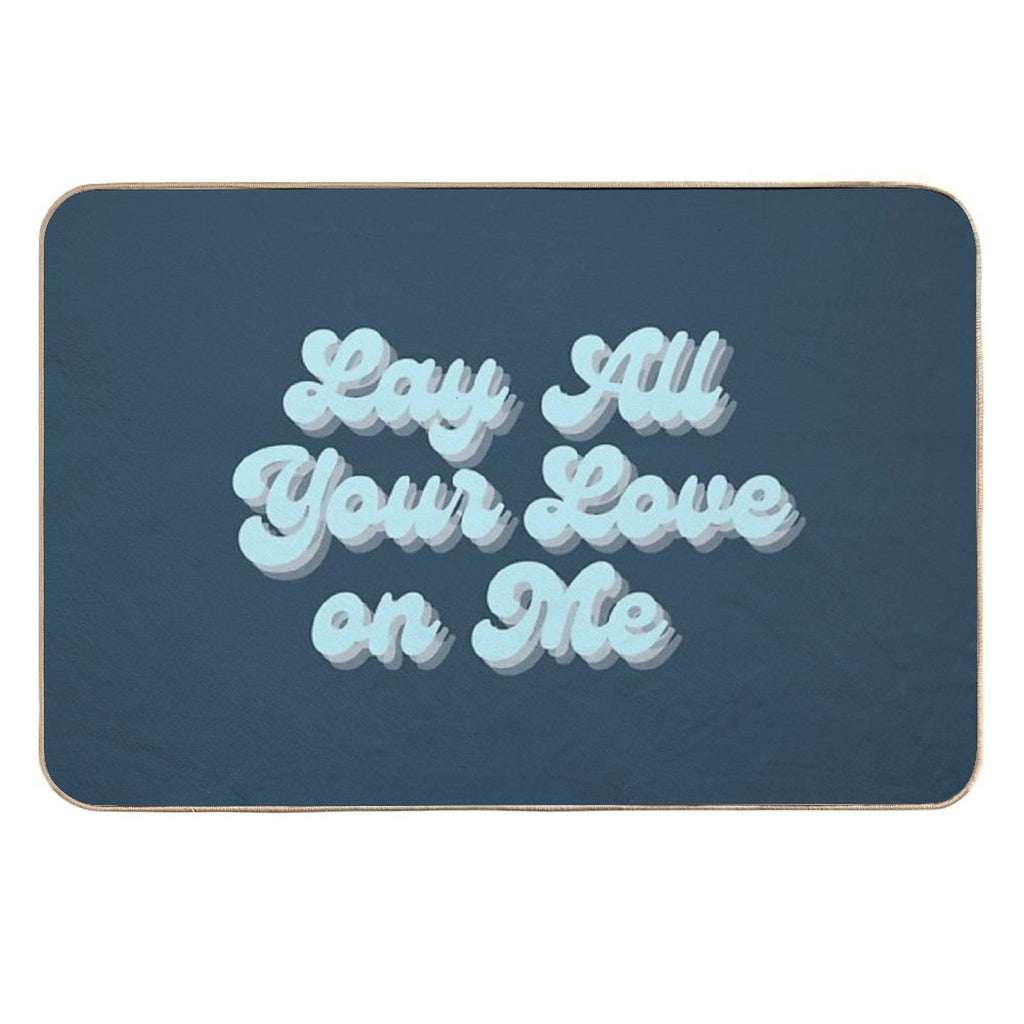 Lay All Your Love Mamma Mia Donna Dynamos Movie  Pet-Safe Bath Mat