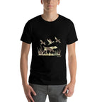 Duck Hunting Camouflage Camo Pointer Dog Camo Duck Hunter  Cotton T-Shirt