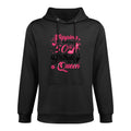 Womens 50 Year Old Girl Born 1973 50th Birthday Queen Adjustable Hood Hoodie
