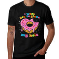 I Want You to Glaze My Hole Funny Donut Women Adult Joke  Slim-fit Cut T-Shirt