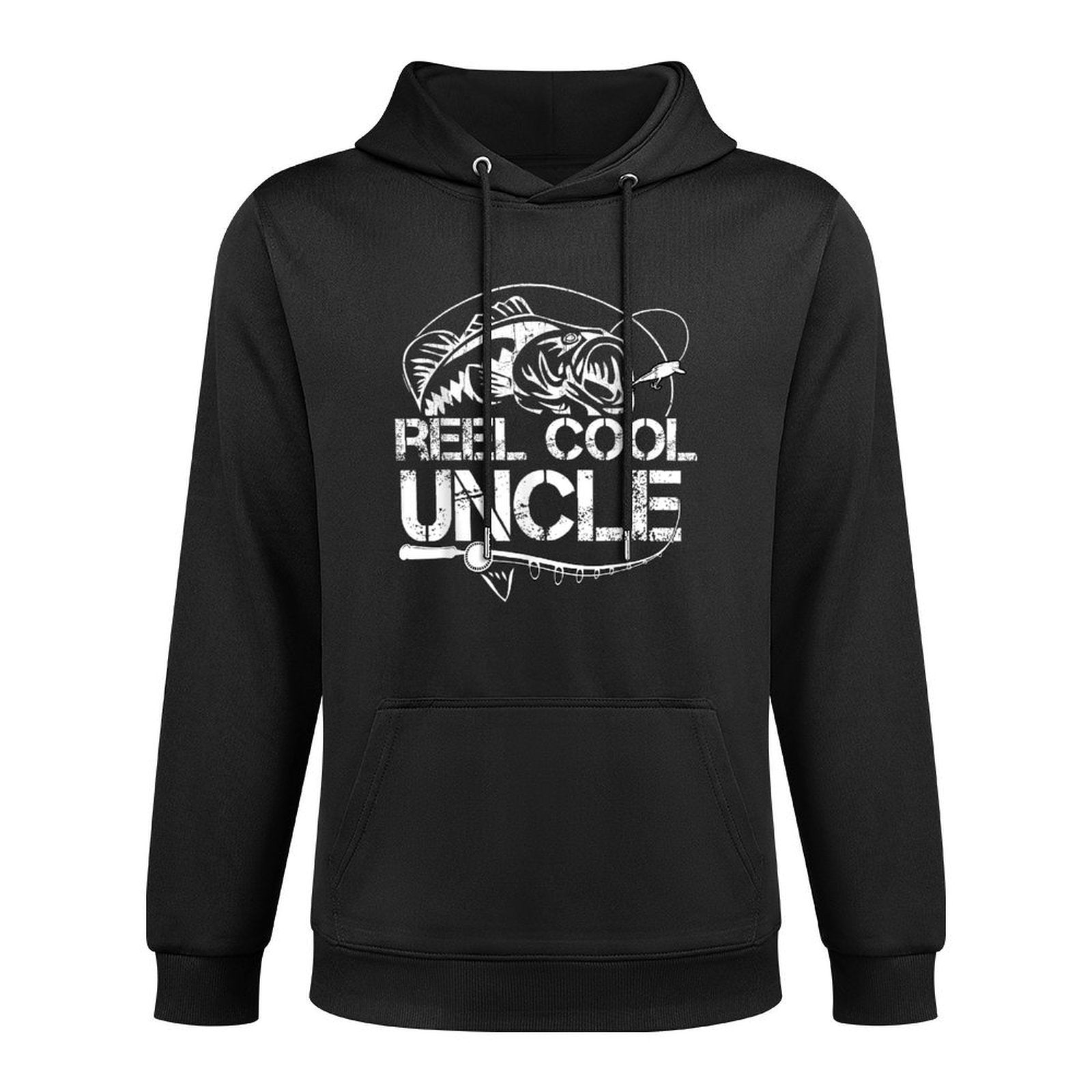 Reel Cool Uncle Fishing Daddy Fathers Day Dad Gifts For Men Pilling-Resistant Hoodie