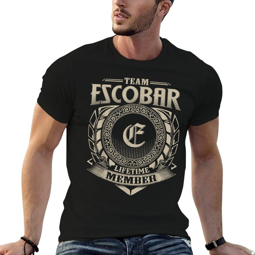 Team ESCOBAR Lifetime Member Vintage ESCOBAR Family  Stretchy T-Shirt