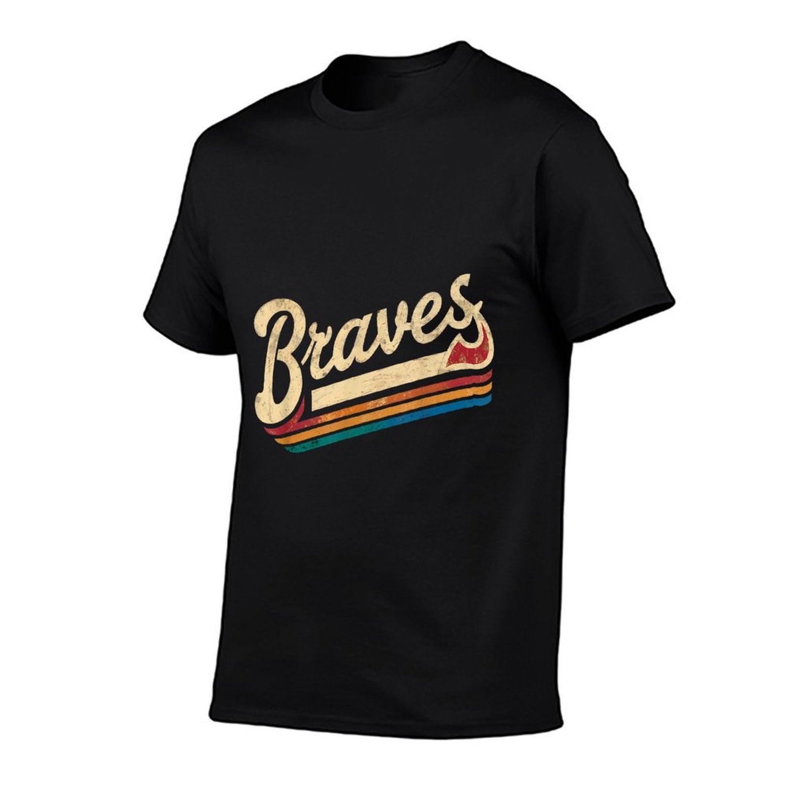 Vintage Braves Name Retro Classic  Moisture-wicking T-Shirt