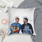 Muppets Pedro Pascal And Oscar Isaac Are Friendship Goals Soft Decorative Cover Throw Pillow