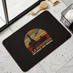 3.6 Roentgen Not Great, Not Terrible Retro Vintage  Easy To Clean Bath Mat