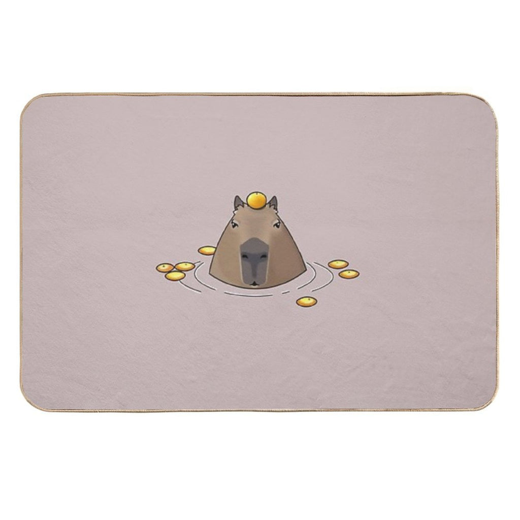 Capybara  Non-Slip Bath Mat
