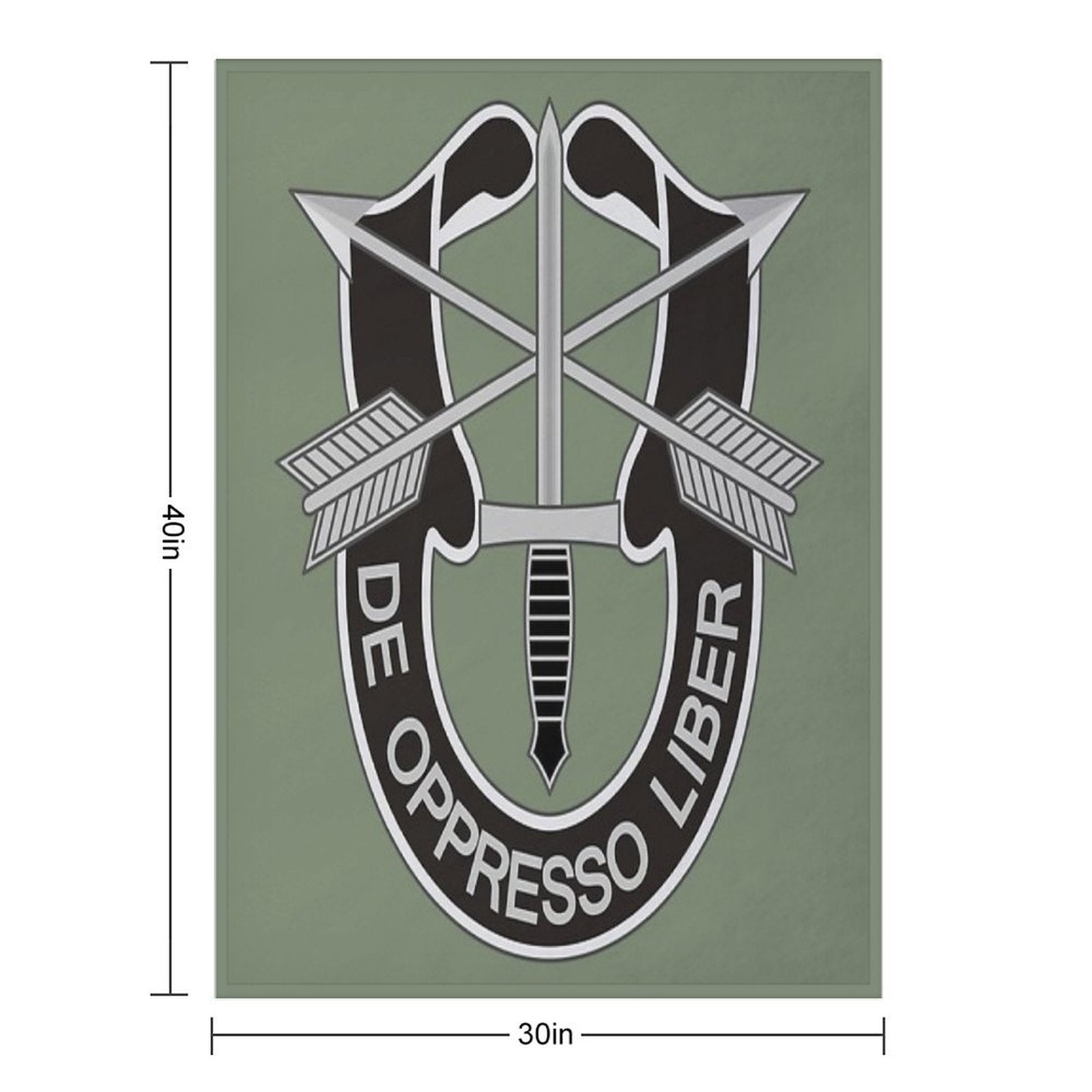 Special Forces - Insignia (United States Army) Quick-dry Throw Blanket