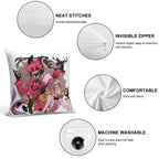 Alastor And Lucifer Soft Skin-Friendly Throw Pillow