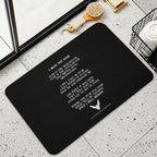 Litany Against Fear Dune 2020 Quote Durable Bath Mat