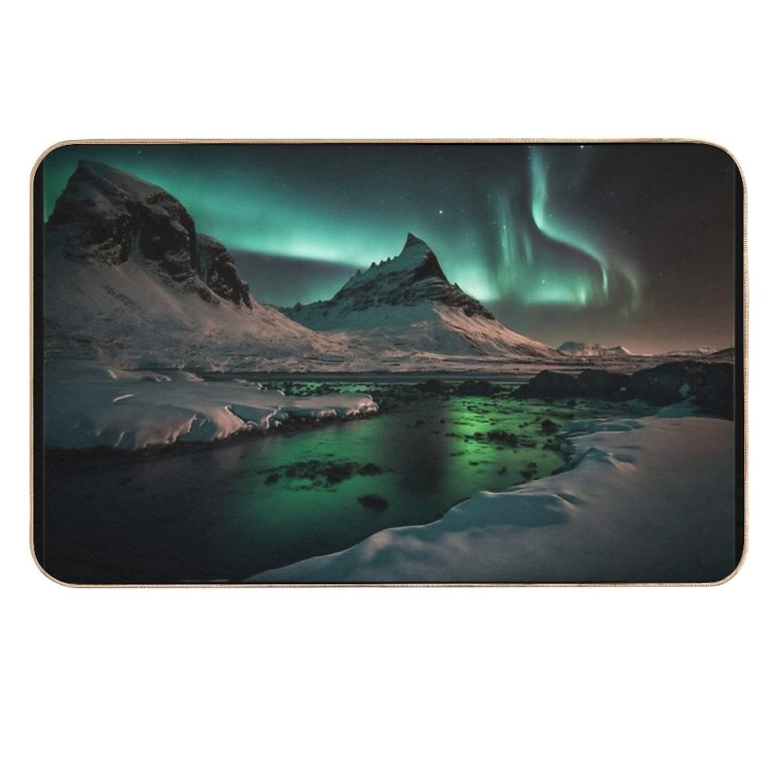 Aurora Borealis  Non-Slip Bath Mat