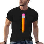 Pencil Costume Funny Office School Supply Product  High-quality Stitching T-Shirt