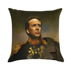 Nicolas Cage Soft Short Plush Fabric Throw Pillow