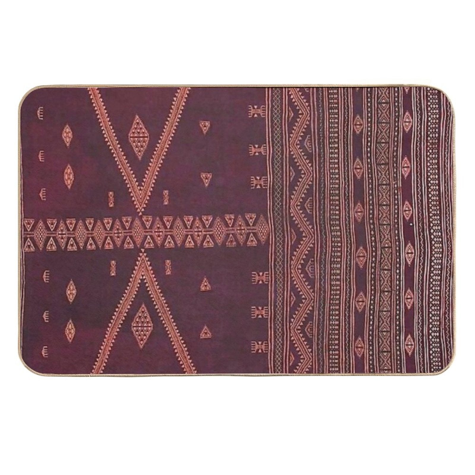Traditional Moroccan Design  Rapid-Drying Bath Mat