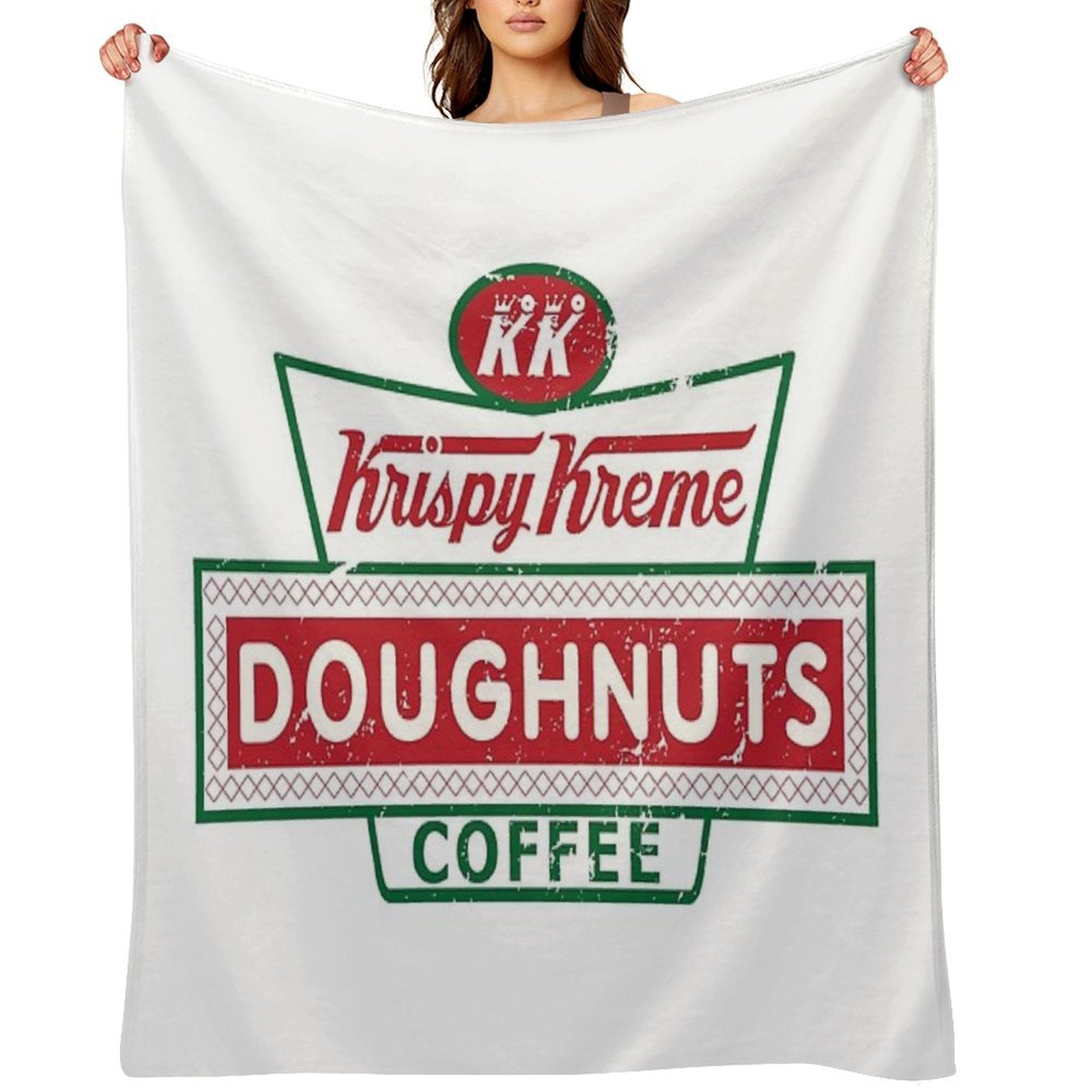 Neon Betta Krispy Kreme AFans Out Wrinkle-free Throw Blanket