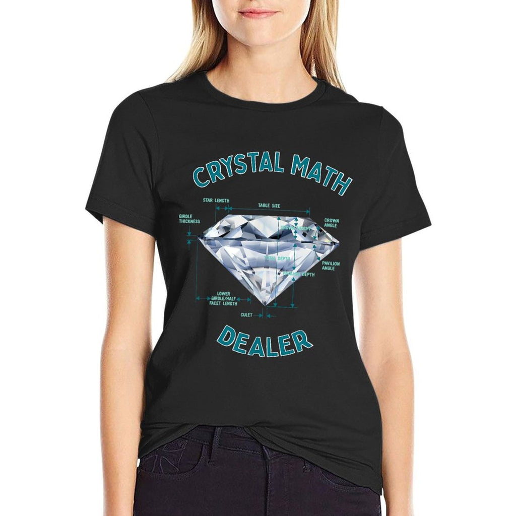 Gemstone Tester Goldsmith Silversmith Bling Lovers - Funny Crystal Math Dealer - Gemologist Diamond Jeweler Humor Unisex-Adults  Wrinkle-resistant T-Shirt