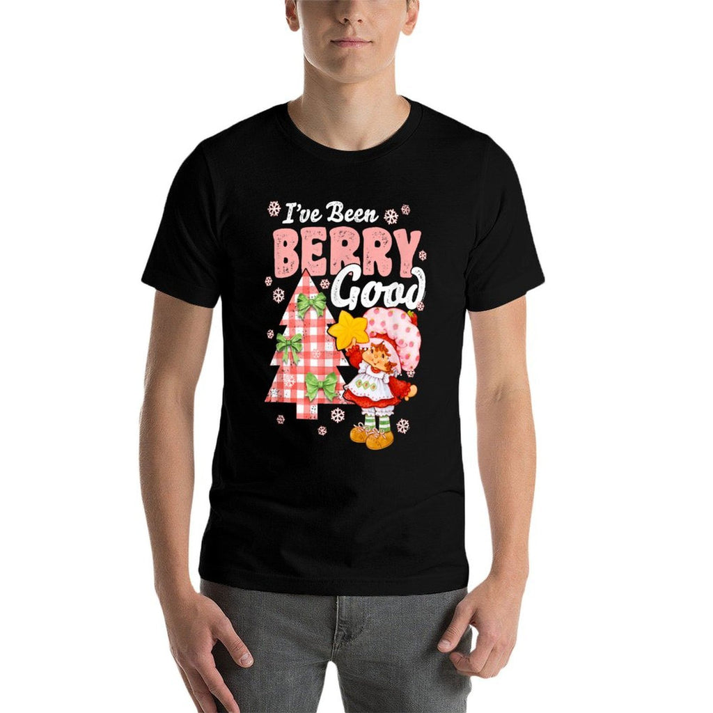 Strawberry Shortcake Christmas Ive Been Berry Good  Cotton T-Shirt