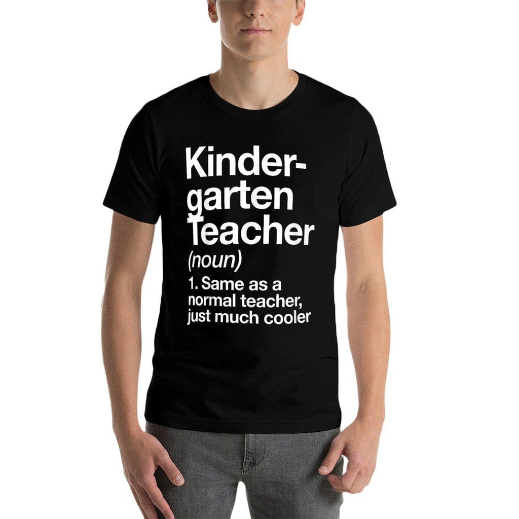 Kindergarten Teacher Definition Funny Back To School  Polyester Blend T-Shirt
