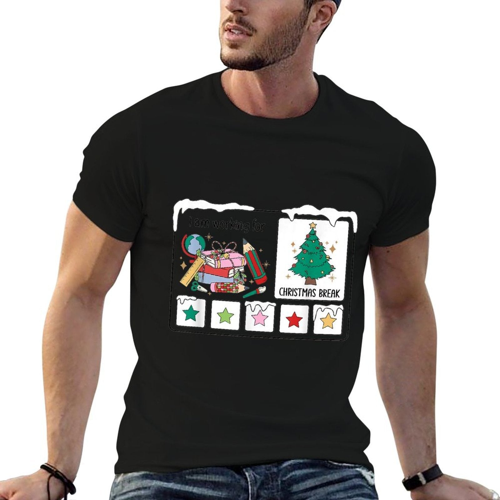I Am Working For Christmas Break Special Education Teacher  Quick-drying T-Shirt