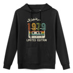 1979 Birthday Made In 1979 Limited Edition Vintage 46th Birthday Breathable Fabric Hoodie