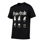 Pain Scale Snowman Medical Humor Nurses Christmas ICU  Durable T-Shirt
