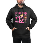 12th Birthday Dance Girl Twelve Year Old Dancer Birthday Premium Cotton-Polyester Blend Hoodie