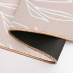 Pattern Design With Leaf Brach Drawing  Slip-Resistant Bath Mat