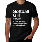 Softball Girl Definition Funny  Sassy Sports  Affordable Price T-Shirt