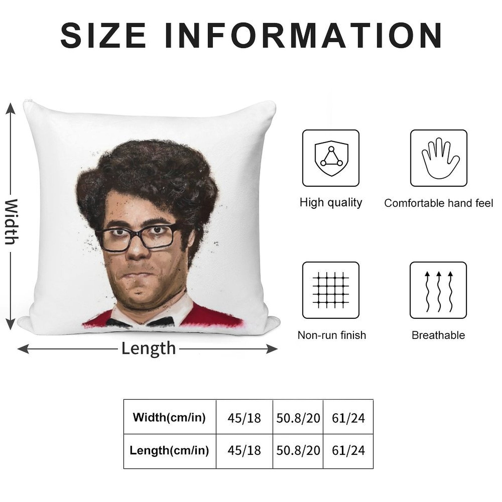 The I.T. Crowd - Moss Soft Multiple Sizes Throw Pillow