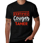 Certified Cougar Tamer for Cougar Hunter  Moisture-wicking T-Shirt