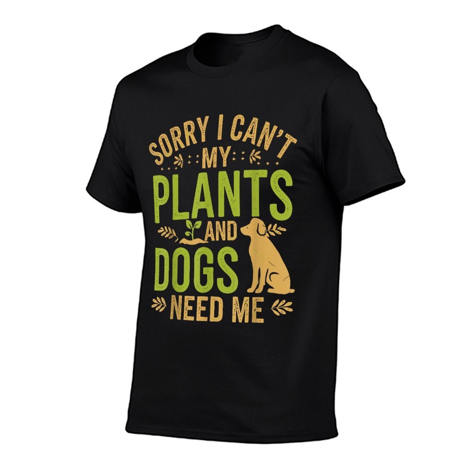 Plants And Dog Lover Gardener for Men Women Girls Kids  Graphic-printed T-Shirt