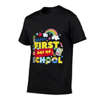Happy First Day Of School Trendy Back To School  Soft T-Shirt
