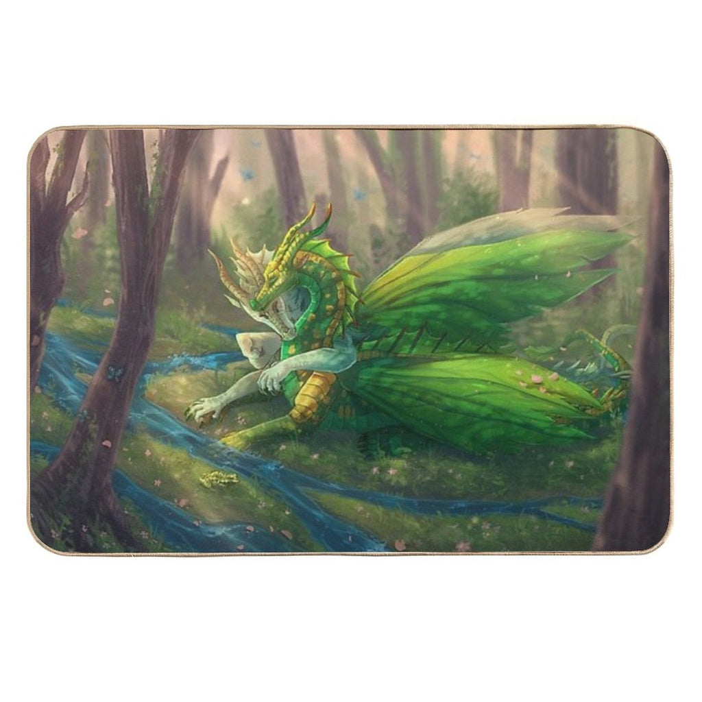 Wings of Fire - Sundew And Willow  Fade-Resistant Bath Mat