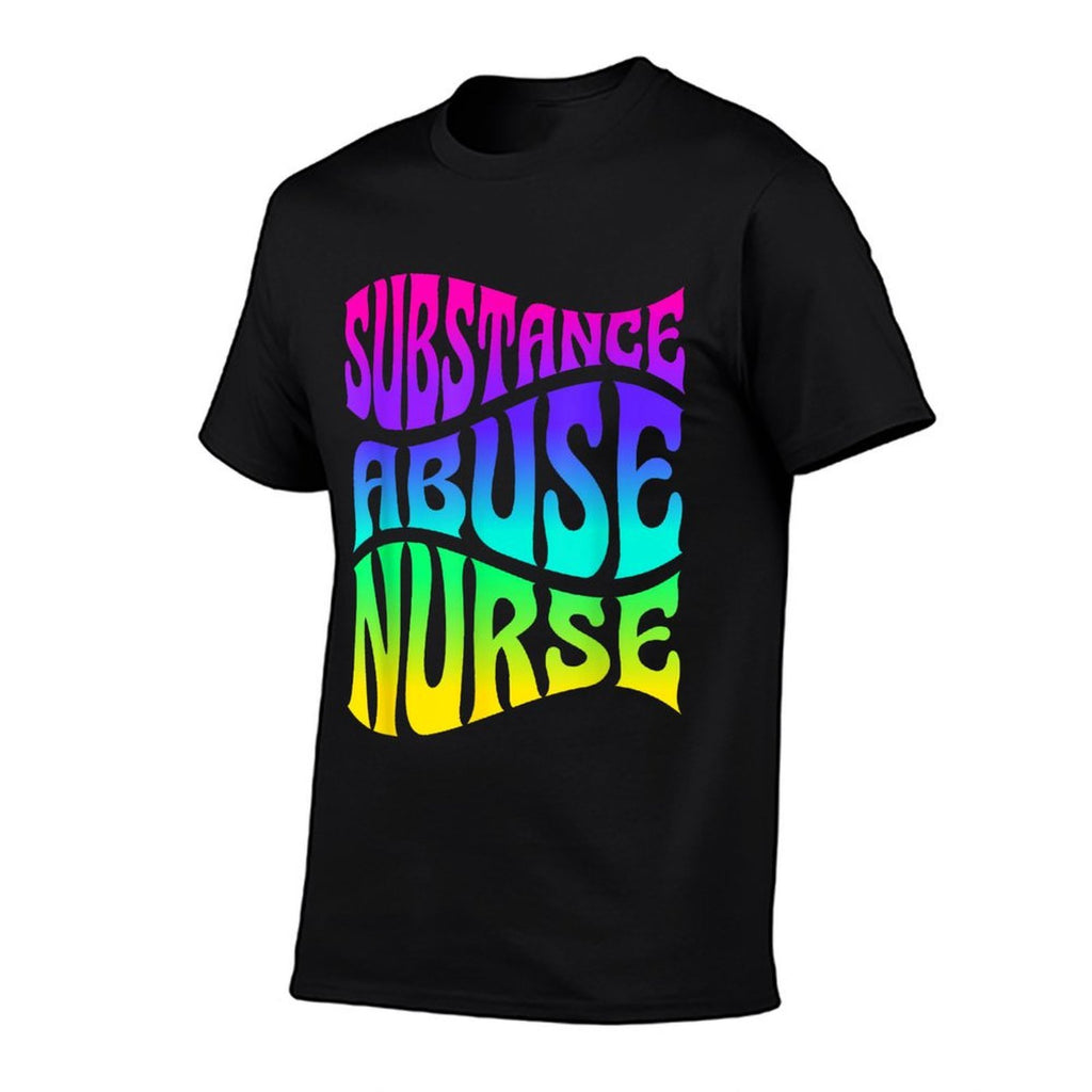 Substance Abuse Nurse Addiction Recovery Nursing  Oversized Silhouette T-Shirt