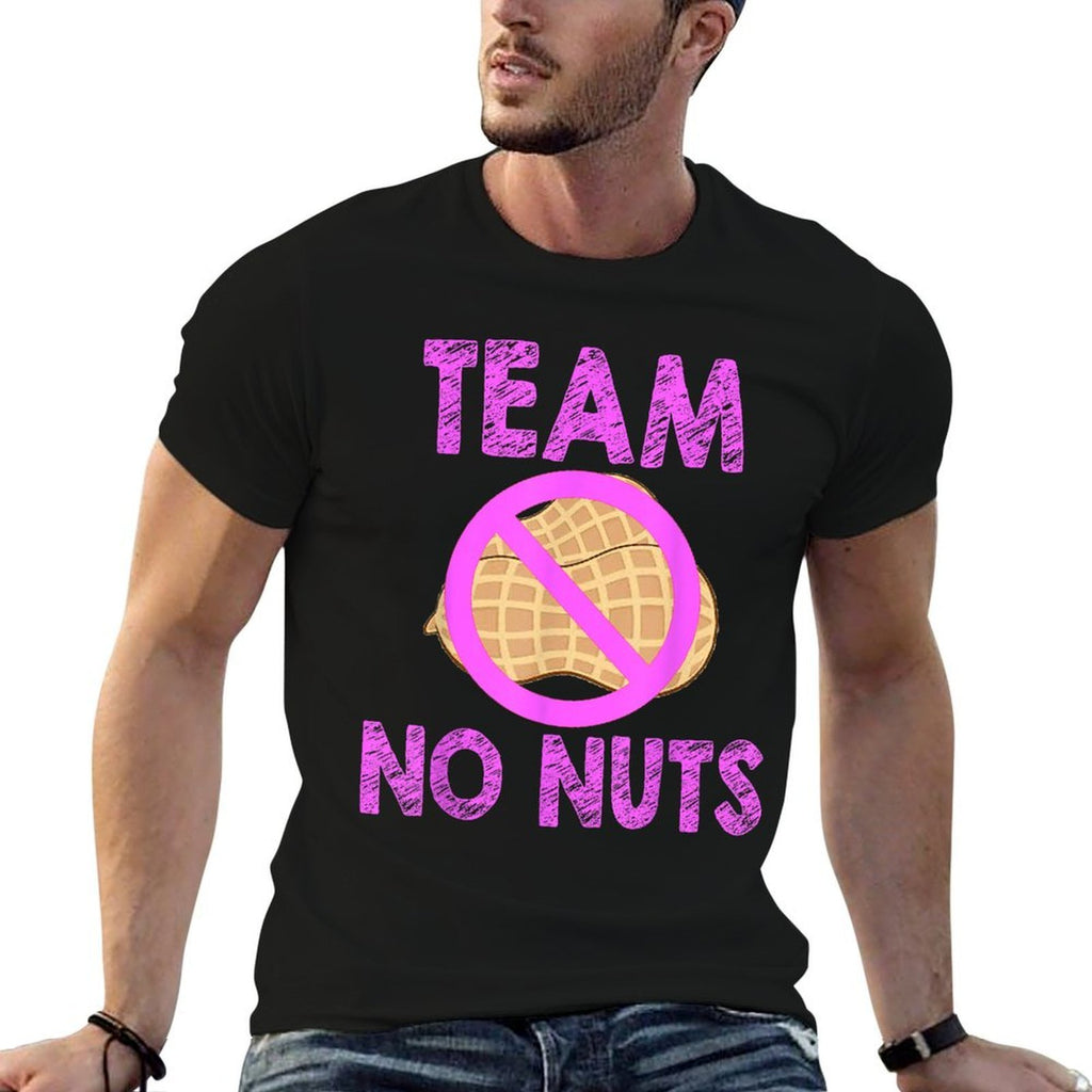 Team No Nuts Funny Team Girl Gender Reveal Tshirt  Relaxed-fit T-Shirt
