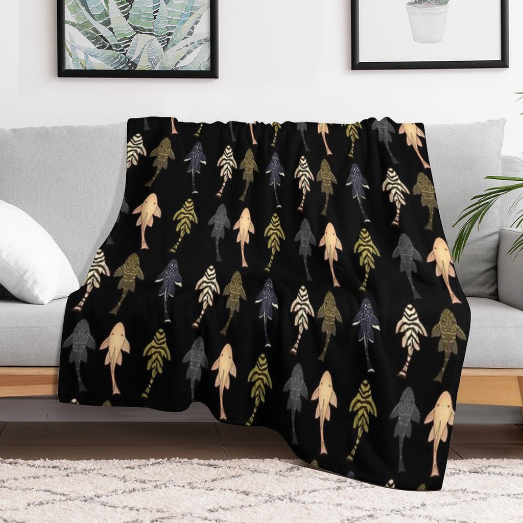 Plecos Sustainable Throw Blanket