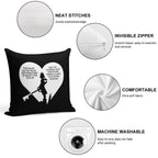 Kingdom Hearts Sora Quote Soft Multiple Sizes Throw Pillow