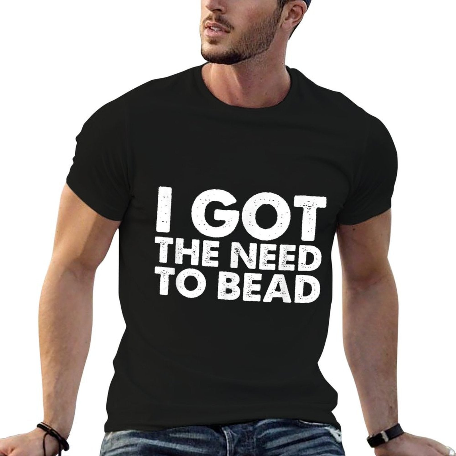 Funny Bead Beading T  Vintage-inspired T-Shirt