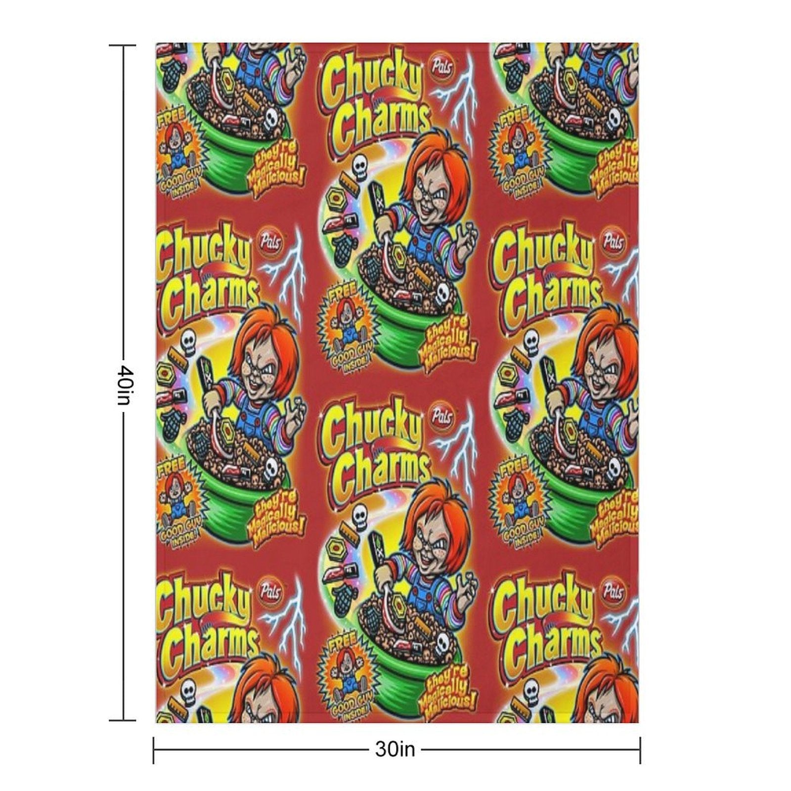 Chucky Charms V2 Velvety-soft Throw Blanket