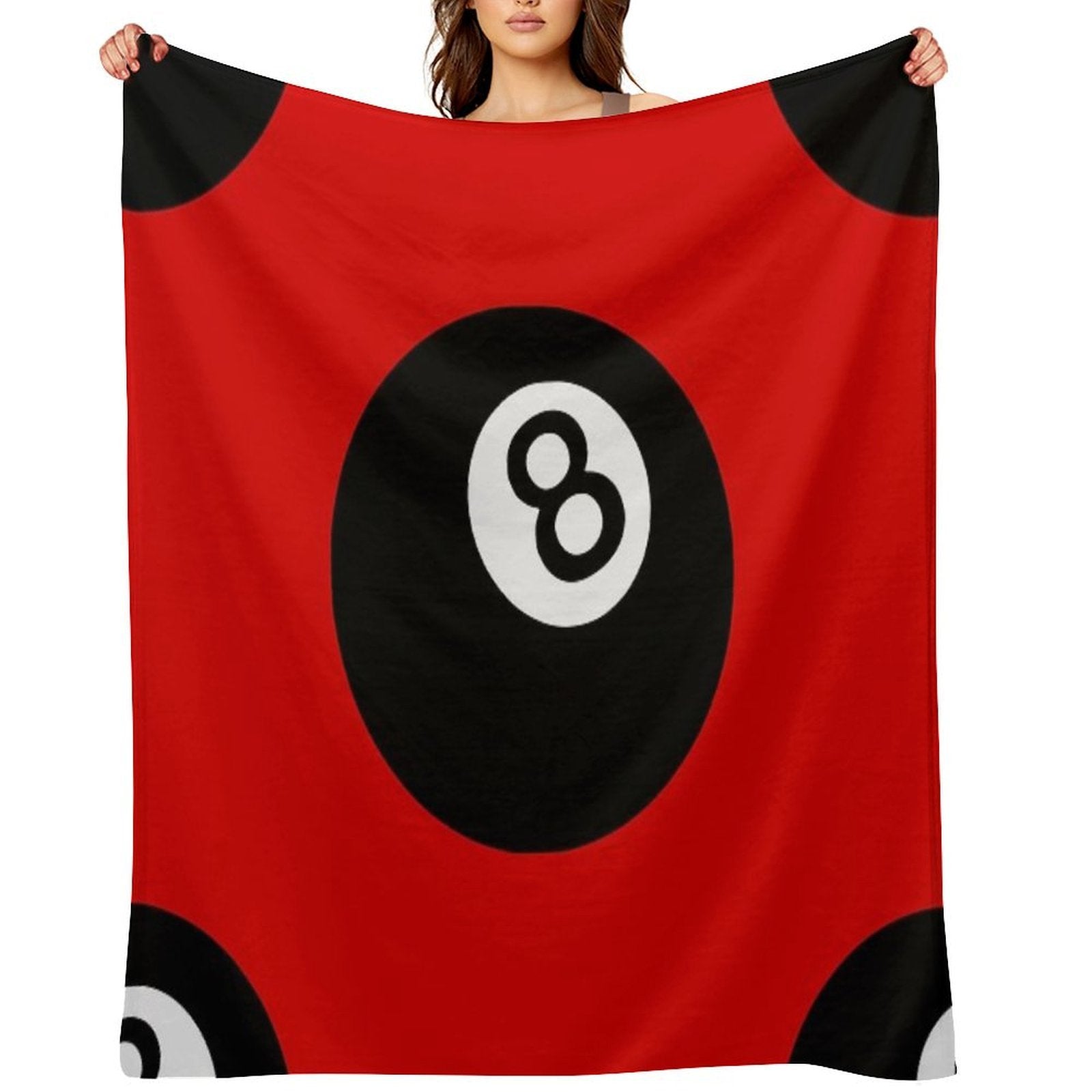Emoji Eight Ball Quick-dry Throw Blanket