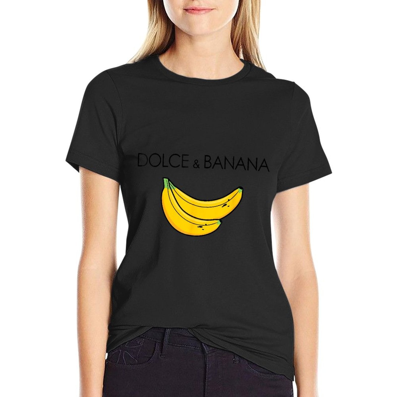 Dolce And Banana Funny Banana Funny Fruit Fruit Design  Heathered Texture T-Shirt