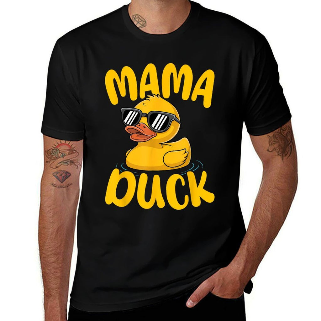 Rubber Duckies Mama Duck Rubber Duck  Eco-friendly Material T-Shirt