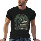 Bookworm Dragons Reading Book  Affordable Price T-Shirt