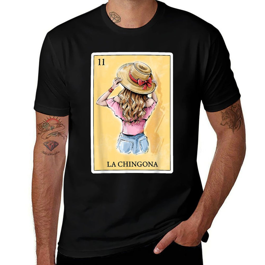 Funny Spanish-Mexican Bingo Gifts - La Chingona  Easy-care T-Shirt