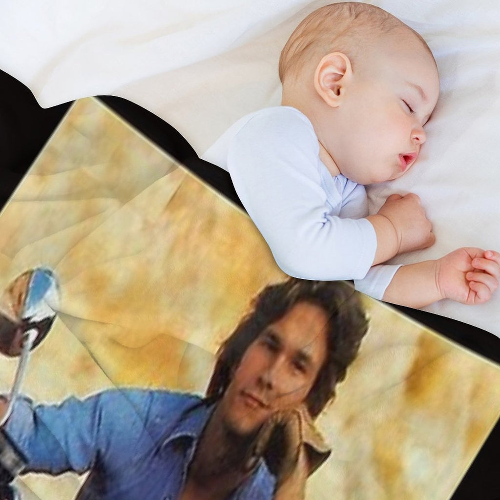 Patrick Swayze - Poster Eco-conscious Throw Blanket