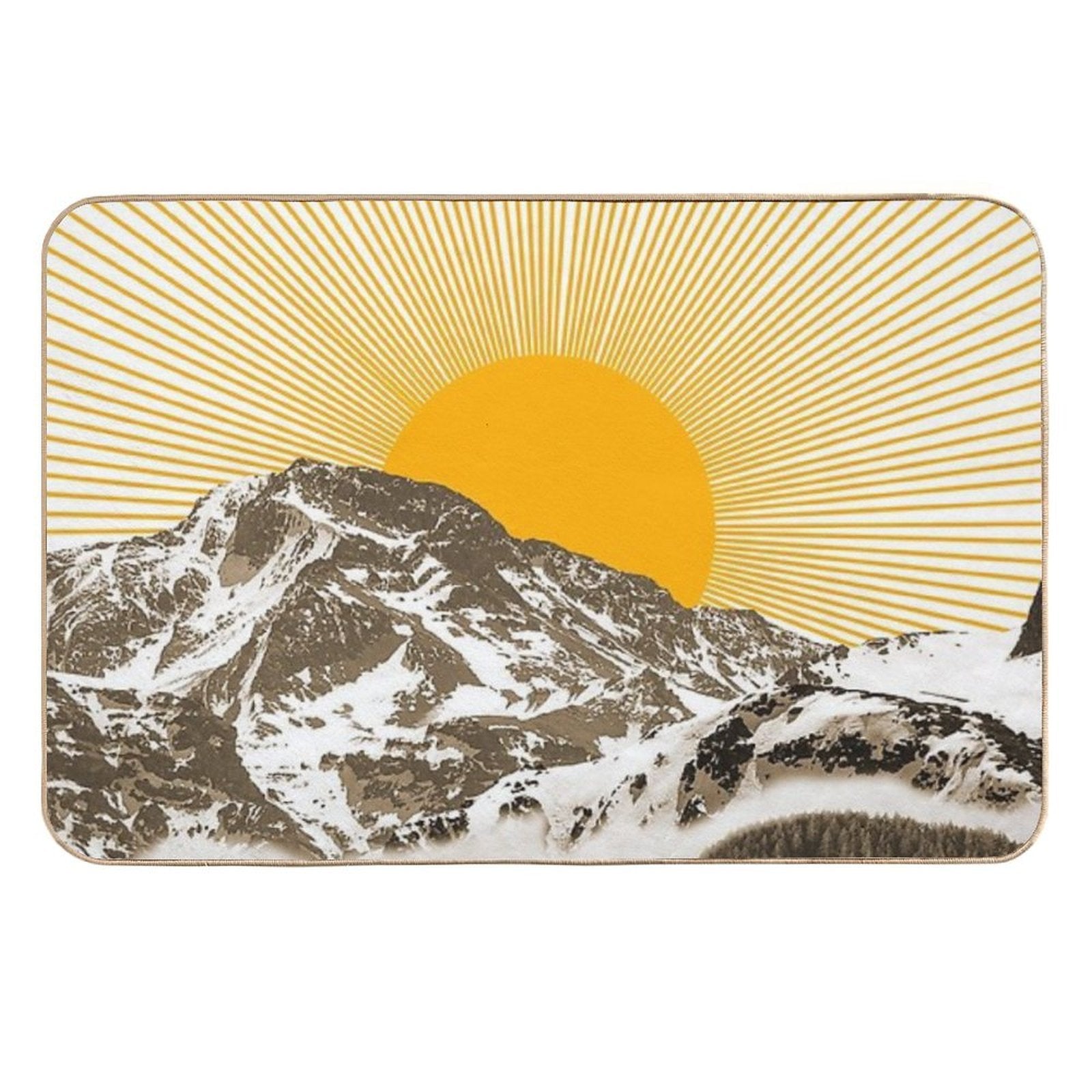 Mountainscape  Odorless Bath Mat