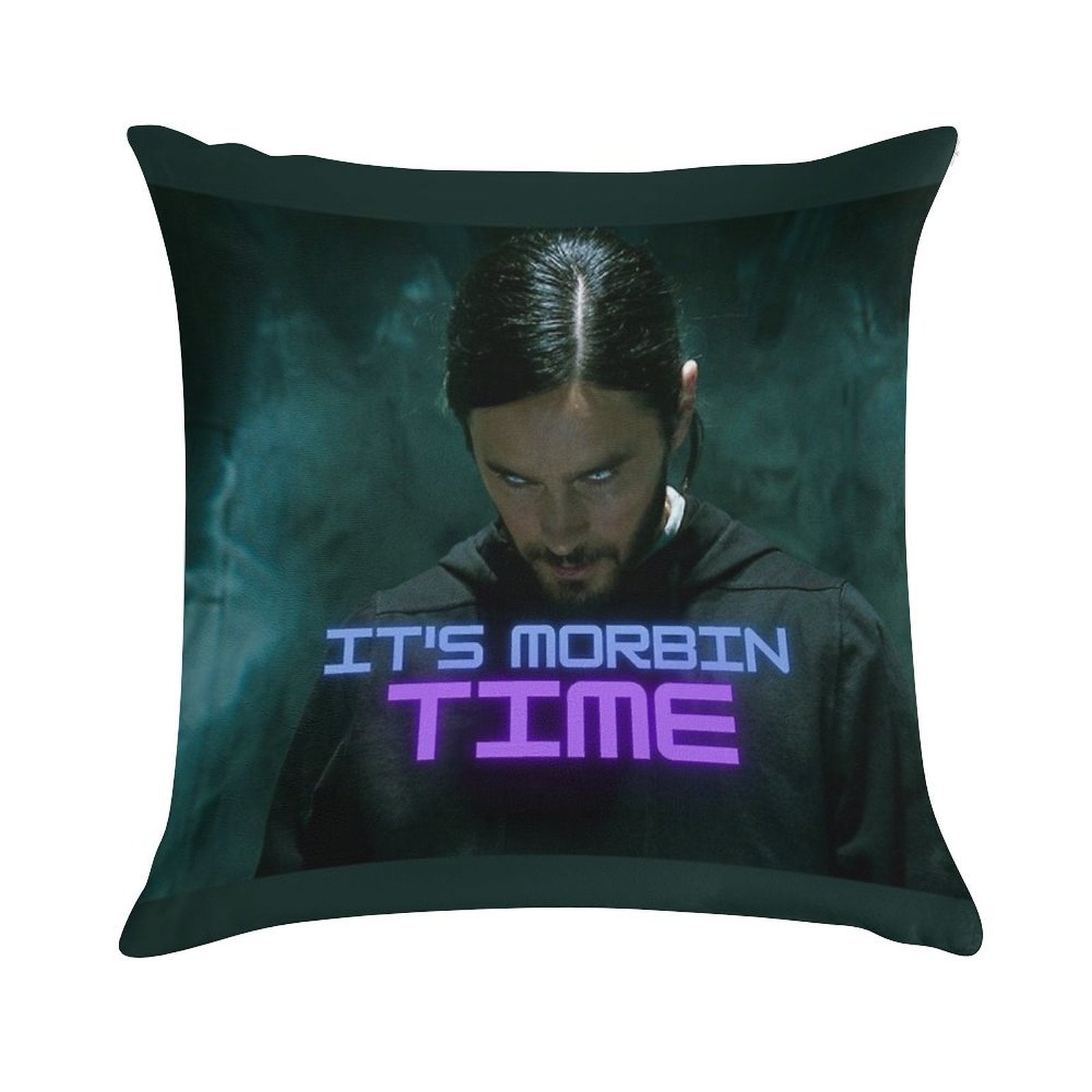 It's Morbin Time - Morbius Gang - Morbius Meme Design by Indranyx Designs Soft Decorative Cover Throw Pillow