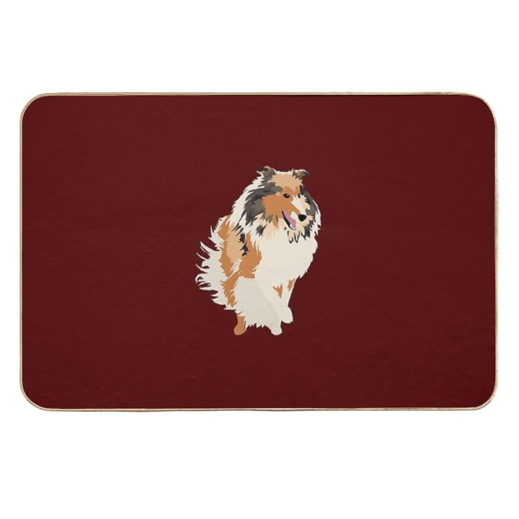 A&M Collie V.2  Pet-Safe Bath Mat